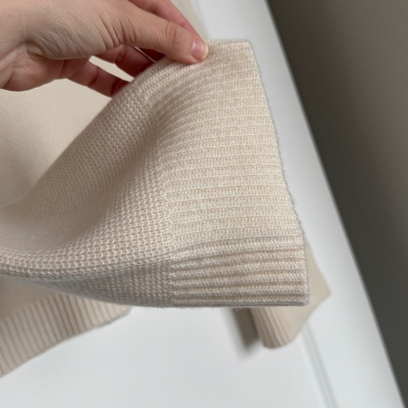 ✨ NWT! QUINCE Women's Mongolian Cashmere Structured Cardigan Sweater | Ivory | M - Picture 7 of 14